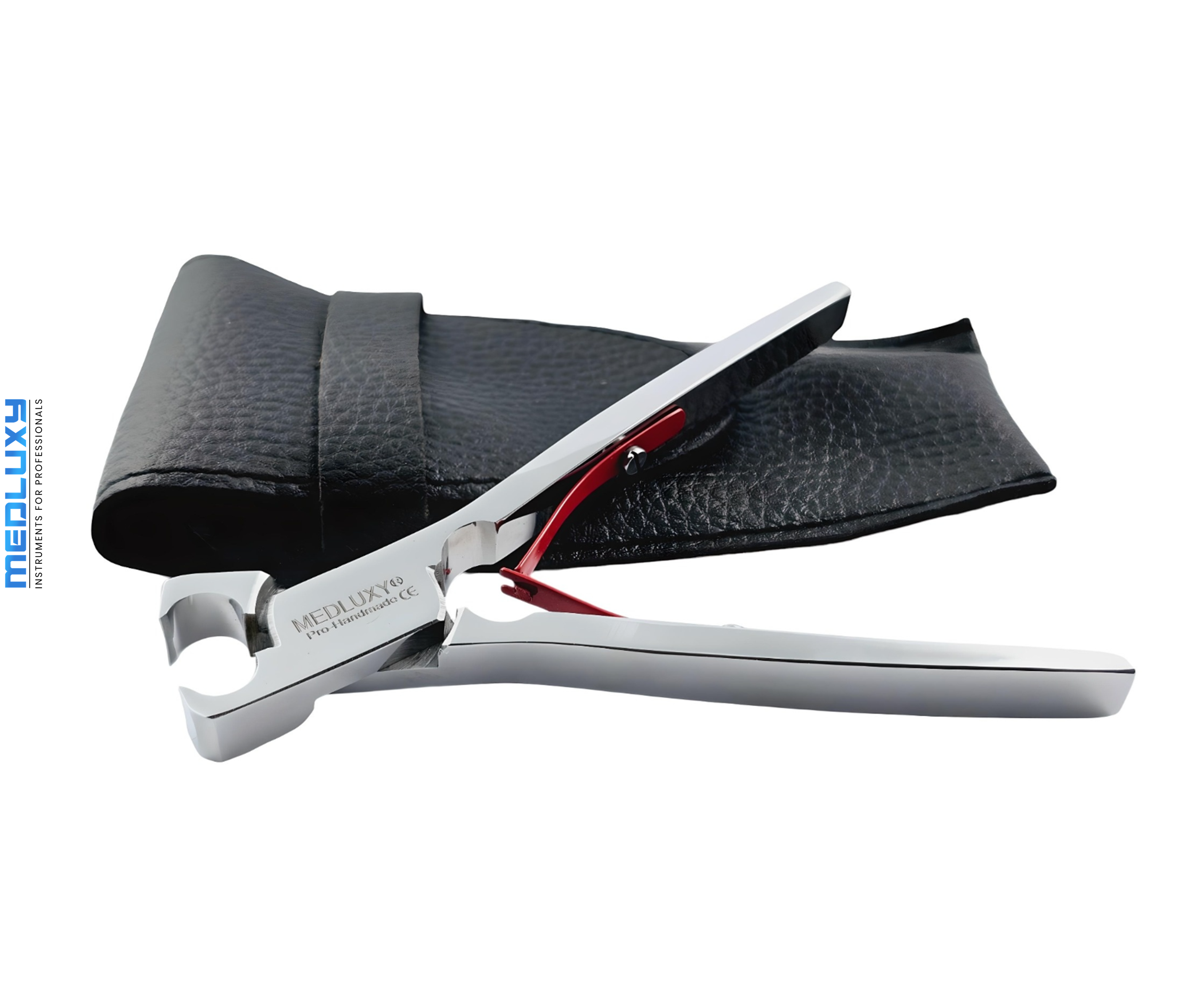Medluxy Pro - Nail nippers - Head nippers - 12 cm -10 mm (head cutter / cross cutter) Suwada style, nail nippers, nail clippers)